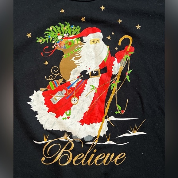 🟡Holiday Time Women’s Christmas Pullover Sweatshirt Size XL - Picture 2 of 4